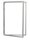 2x3 Vitrína 90x60 cm biela / Vitrína / interiérová / vertikálne otváranie / magnetický povrch