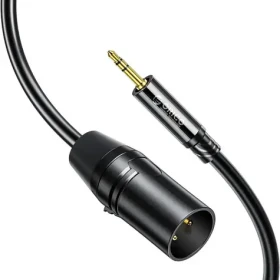 Orico AXKF čierna / Audio kábel / Jack 3,5 mm - XLR (F) / 5 m