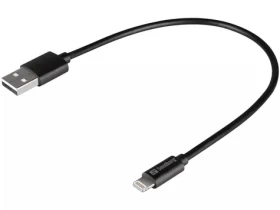 Sandberg USBLightning MFI 0.2m čierna / nabíjací kábel USB-C na Lightning
