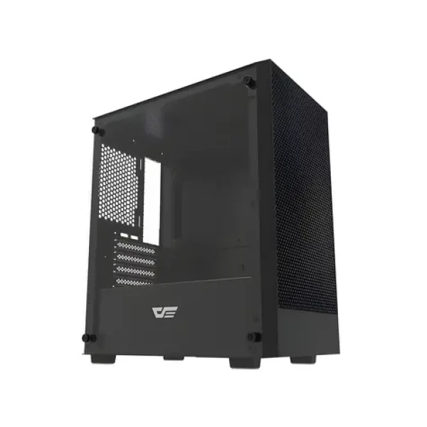 Darkflash M305 čierna / Počítačová skriňa / Micro-ATX / tvrdené sklo / bez ventilátorov / USB 3.0 (M305_Black)