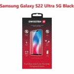 SWISSTEN FULL GLUE COLOR FRAME CASE FRIENDLY sklo pre SAMSUNG S908B GALAXY S22 ULTRA 5G čierna (54501813)