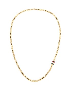 Tommy Hilfiger Neprehliadnuteľný pozlátený náhrdelník Bruce Chain 2790651