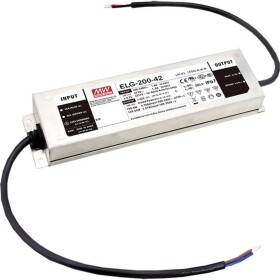 MEAN WELL ELG-200-54AB-3Y LED driver konštantné napätie 200.88 W 1.86 - 3.72 A 50 - 57 V/DC stmievací funkcie 3v1, montáž na nehorľavom povrchu, schválenie; ELG-200-54AB-3Y