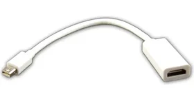 Sharkoon mini DisplayPort (M) - HDMI (F) biela / Adaptér / 15 cm / 1920x1080 (4044951017362)