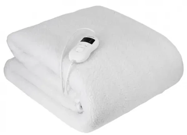 Camry CR 7422 Elektrická vyhrievacia dečka biela / 160 x 100 cm / regulácia teploty (CR 7422)