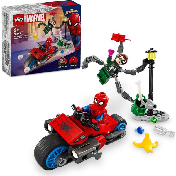 LEGO® MARVEL 76275 Naháňačka na motorke: Spider-Man vs. Doc Ock