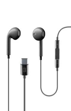 Cellularline ORBIT Slúchadlá s konektorom USB-C čierna (AUORBITTYPECK)