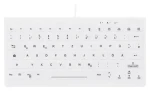 Contour ACTIVE KEY C4112 biela / Zdravotnícka klávesnica / DE layout / drôtová / mini / ultraplochá (AK-C4112F-U1-W/GE)