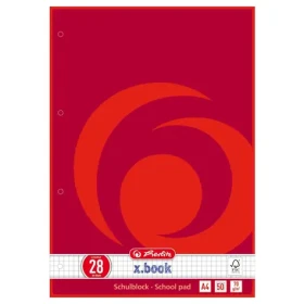 Herlitz Školský zošit / Formát: A4 / Počet stránok: 50 / Štvorčekový (216283)