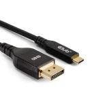 Club3D CAC-1559 Kábel USB-C na DisplayPort 2.1 / 10K60Hz / DSC1.2 / UHBR10 / 1m (CAC-1559)