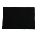 MSV CHENILLE kúpeľňová predložka 60 x 90 cm čierna / mikrovlákno / protišmyková