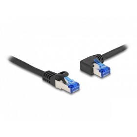 Delock 80219 RJ45 sieťové káble, prepojovacie káble CAT 6A S/FTP 2.00 m čierna 1 ks; 80219