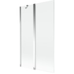 MEXEN - MIST vaňová zástena 110x150 cm 6mm f+s, chróm, číra 8A9-110-011-01-00