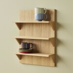 Hübsch Šálka s podšálkou Amare Light blue/Brown 200 ml