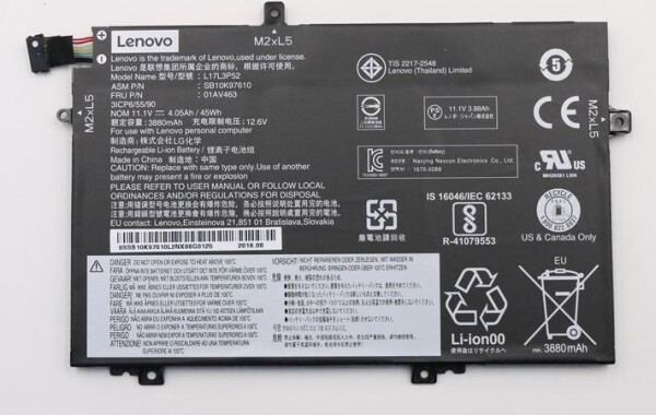 Lenovo 01AV4213 3880 mAh batéria - originálna