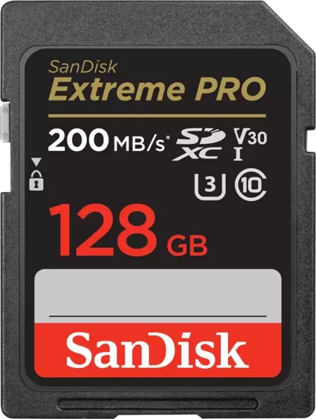 SanDisk Extreme PRO SDXC 128 GB Class 10 UHS-I/U3 V30 (SDSDXXD-128G-GN4IN)