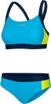 Dámske plavky Naomi 284 Blue/Navy Blue/Yellow - AQUA SPEED 34