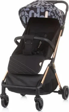 CHIPOLINO Kočík športový Easy Go Ebony / deti s hmotnosťou do 15 kg (151317)