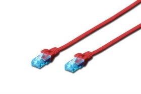 DIGITUS Ecoline Patch Cable červený 2m / UTP / CAT 5e / AWG 26:7 (DK-1512-020/R)