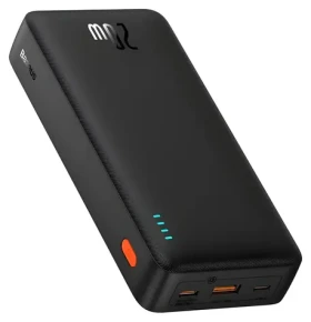Baseus Airpow 20000mAh čierna / Powerbanka / 20W / USB-A / USB-C (6932172648718)
