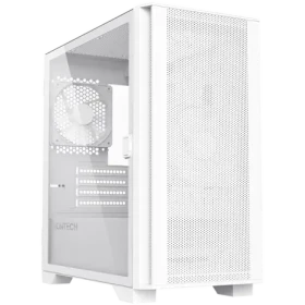 Montech Air 100 Lite biela / Micro ATX / 3x USBA / 2x 120mm / bez zdroja / priehľadná bočnica (AIR 100 LITE (W))