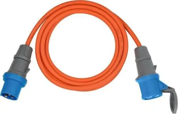 Brennenstuhl predlžovací kábel 5m oranžová IP44 / 230 V / 16 A / 2 zásuvky / vonkajšie (1167650605)