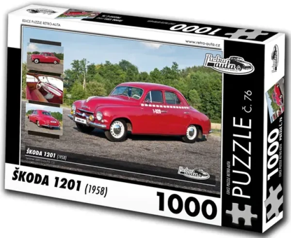 RETRO-AUTA Puzzle č. 76 Škoda 1201 (1958)