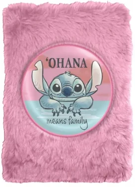 Plyšový zápisník Stitch / Denník / plyšový obal / licenčný design Disney (ST00034)