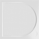 GELCO - LARCA sprchová vanička z liateho mramoru, štvorec 90x90x3cm PL009