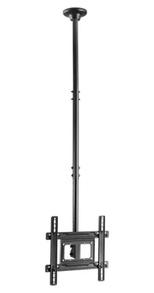 Gembird CM-70ST-01 čierna / Stropný držiak TV / 32-70" / VESA 400×400 / nosnosť 50 kg / náklon a otočenie (CM-70ST-01)