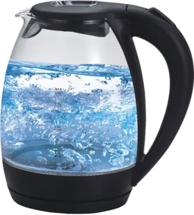 Guzzanti GZ 200 čierna / Rýchlovarná kanvica / 2200 W / 1.7 L / sklo / otočný konektor 360° (GZ 200)