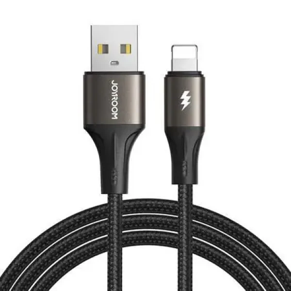 Joyroom SA25-AL3 Nabíjací kábel USB-A (M) - Lightning (M) 3A 1.2m čierna (SA25-AL3 1.2m Black)