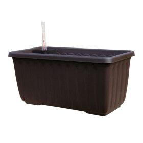 Plastia Samozavlažovací truhlík Siesta LUX čokoláda 40 cm