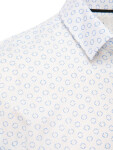 Pánska košeľa DX2438 bielo-modrá - FashionStreet XL