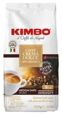 Kimbo Caffé Crema Dolce 1 kg / Zrnková káva / 100% Arabica