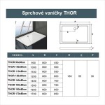 H K - Sprchovací kút SOLO D1 R108, 80x100x185 s dvoma jednokrídlovými dverami, rohový vstup vrátane sprchovej vaničky z liateho mramoru SE-SOLOD1R108/THOR-10080