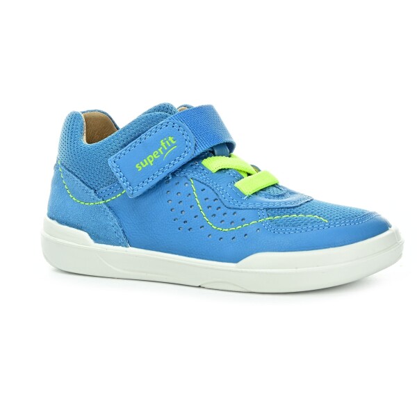 Superfit Superfree Hellblau/Gelb celoročné členkové barefoot topánky 27 EUR