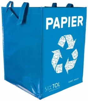 SIXTOL SORT Easy PAPIER / Taška na triedený odpad / 30x30x40cm / 36l (SX4210)