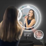 REA - Zrkadlo LED 90cm BAS HOM-05521