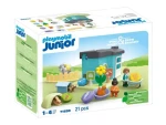 Playmobil® Junior 71690 Ustajnenie zvierat s dávkovačom krmiva