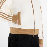 Mikina adidas Velour Knit Tt Off White S