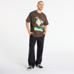 Tričko PLEASURES Domination T-Shirt Brown XXL