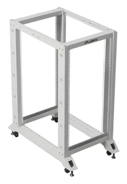 Lanberg Open Rack 22U šedá / Otvorený rack / 19" / 600×1000 mm / nosnosť 600 kg (OR01-6022-S)