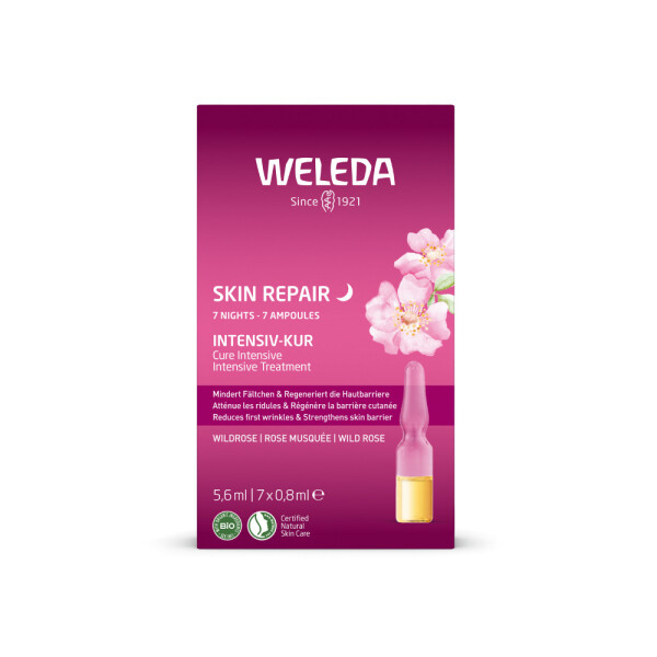 WELEDA Skin repair 7-dňová intenzívna kúra ampuly 7 x 0,8 ml