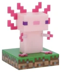 Paladone Axolotl Icon Light Minecraft / Stolová lampa / 10 cm / 2x AA batérie (PP11390MCFEPM)