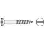 TOOLCRAFT TO-5446116 skrutka do dreva so zápustnou šošovkovou hlavou 6 mm 40 mm drážka DIN 95 mosaz 200 ks; TO-5446116