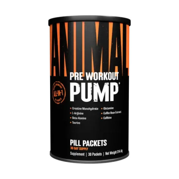 Animal Pump - Universal Nutrition (bez príchuti, 30 balíčkov) (652-1671-30 sáčkov)