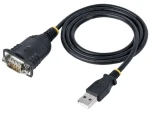 StarTech Kábel USB na sériový Port DB-9 čierna / Kábel / USB-A / DB-9 / 1 m / čipset Prolific PL2303RA (1P3FP-USB-SERIAL)