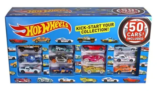 Mattel Hot Wheels CGN22 50ks darčekové balenie