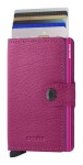Kožená mini peňaženka Secrid Miniwallet Crisple Fuchsia